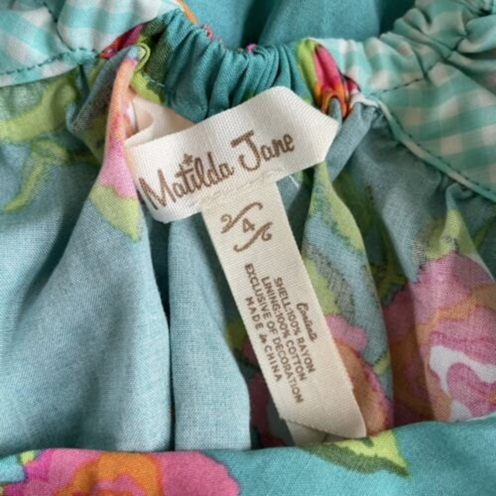 GIRLS MATILDA JANE Brilliant daydream Watch The Waves Romper SIZE 4 - Picture 6 of 6